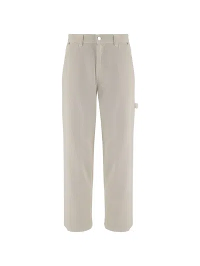Haikure Straight-leg Trousers In Neutral