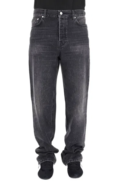 Haikure Relaxed Fit Black Denim Logan Jeans