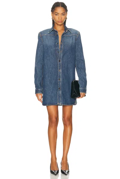 Haikure Sue Shirt Dress In Blue