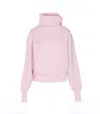 Haikure Cozy High Neck Long Sleeve Knitwear In Pink