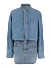 Haikure Ionic Dress Buttoned Cuffs In Blue