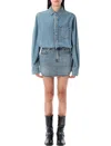 Haikure Tamu Denim Mini Dress In Multi