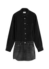 Haikure 'tamu' Denim Mini Dress In Black