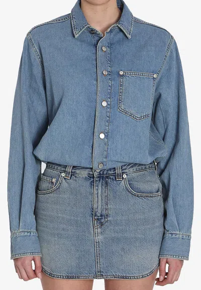 HAIKURE TAMU MINI DENIM DRESS