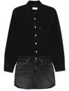 Haikure Mini Abito In Denim Tia In Black