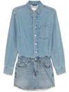 Haikure Ionic Dress Buttoned Cuffs In Blue