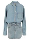 Haikure Dress In Light Blue