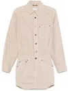 Haikure Tamu Short Dress In Nude & Neutrals