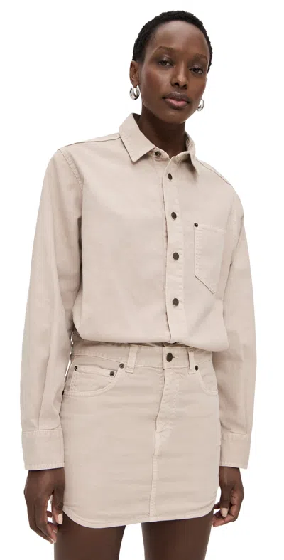 HAIKURE TAMU TWILL DRESS HAZELNUT