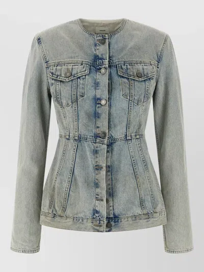 Haikure Temple Fitted Jacket Long Sleeves Pockets