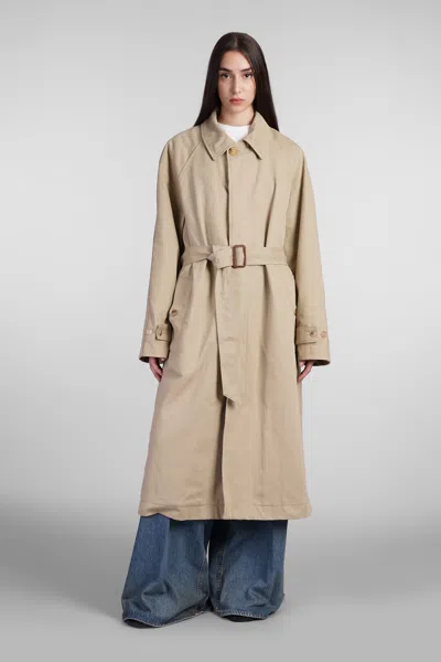 Haikure Thatcher Trench Coat In Neutrals