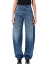 Haikure Women Blue Denim Jeans In Blue