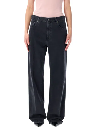 Haikure The Bonnie Relaxed Straight-leg Jeans Size 26 In Carbon