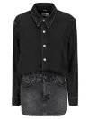 Haikure Mini Abito In Denim Tia In Medium Black
