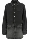 Haikure Mini Abito In Denim Tia In Black