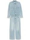Haikure Tilda Relaxed-fit Denim Jumpsuit With Vintage Appeal In Blue