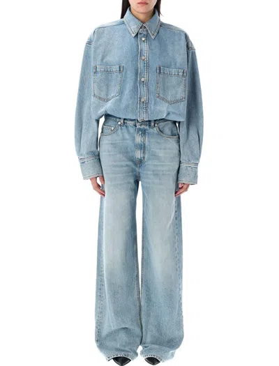 Haikure Tilda Denim Jumpsuit In Blue