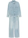 Haikure Tilda Relaxed-fit Denim Jumpsuit With Vintage Appeal In Blue