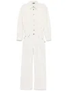 Haikure Long Sleeve Denim Jumpsuit