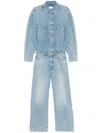 Haikure Tilda Relaxed-fit Denim Jumpsuit With Vintage Appeal In Blue