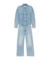 Haikure Tilda Relaxed-fit Denim Jumpsuit With Vintage Appeal In Blue