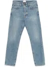 Haikure Logan Jeans With Adjustable Side Straps In Blue