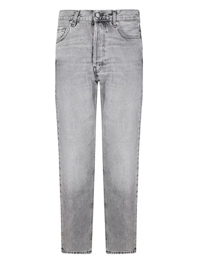 HAIKURE HAIKURE "TOKYO" SLIM FLANNEL GREY JEANS CLOTHING