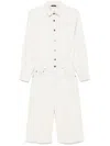 Haikure Tonya Denim Jumpsuit In Neutrals