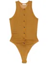 Haikure Frances Bodysuit In Brown