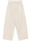 Haikure Bethany Leather Pants In Beige