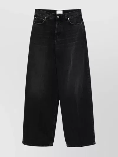 Haikure Trousers Wide-leg Belt Loops In Black