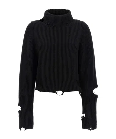 Haikure Turtleneck Sweater In Black