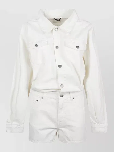 Haikure Twill Tailored Jacket Long Sleeves Belt Loops