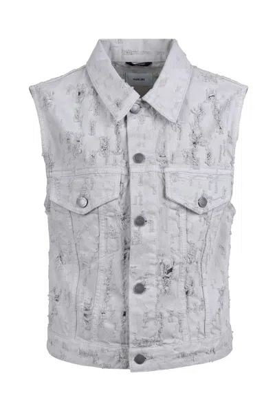 Haikure - Vest - 470597 - Light Grey In Grigio Chiaro