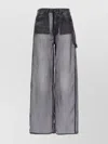 Haikure Winona Sheer Organza Pants In Black