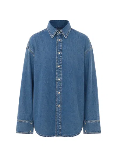 Haikure New Ofelia Denim Shirt In Bluetencel