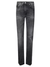 Haikure Vintage-inspired Black Jeans With Classic Five-pocket Design In Black