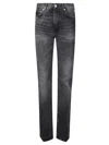 Haikure Vintage-inspired Black Jeans With Classic Five-pocket Design In Black