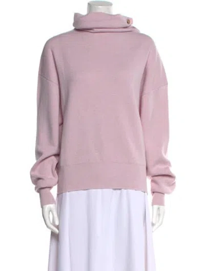 Pre-owned Haikure Virgin Wool Turtleneck Sweater W/ Tags In Pink