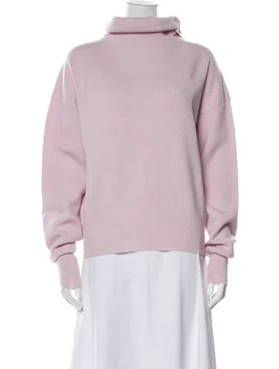 Pre-owned Haikure Virgin Wool Turtleneck Sweater W/ Tags In Pink