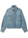 Haikure Washed Denim Jacket In Blue