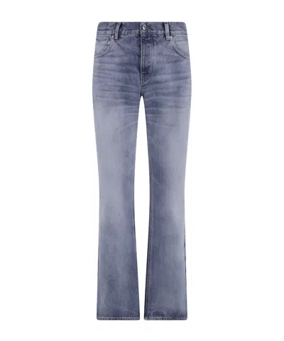 Haikure Wash Flared Denim Jeans In Blue