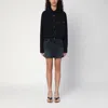 Haikure Washed Black Tamu Mini Dress In Denim