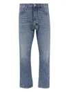 Haikure Washed Five-pocket Jeans In Blue