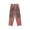Haikure Washed-effect Hammer-loop Jeans In Pink
