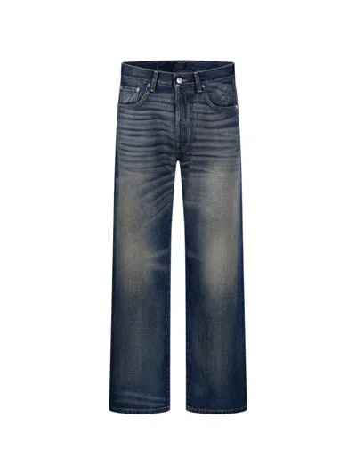 Haikure Whiskered Faded-effect Jeans In Blue