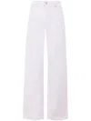 Haikure Korea High Waist Straight Leg Jeans In White