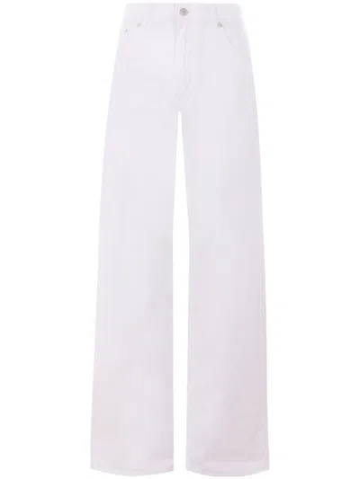 HAIKURE HAIKURE WHITE COTTON KOREA JEANS