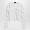 Haikure White Jacket With Rips