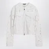 Haikure White Jacket With Rips